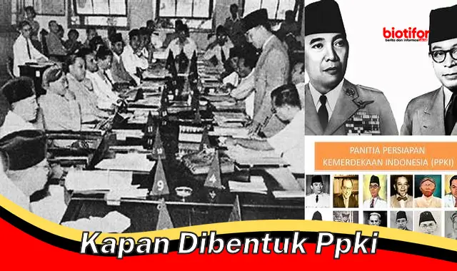 kapan dibentuk ppki kapan dibentuk ppki