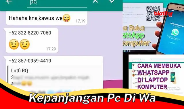 Fitur Lengkap Kepanjangan PC di WA: Komunikasi Efisien dan Aman