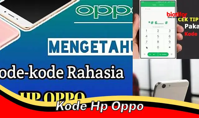 Rahasia Kode HP Oppo: Panduan Lengkap Mengetahui dan Memahaminya