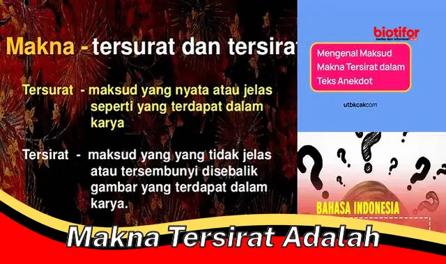 Makna Tersirat: Rahasia Tersembunyi dalam Komunikasi