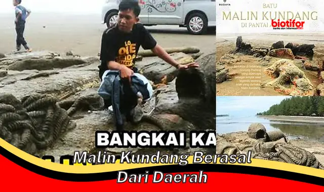 Asal Daerah Malin Kundang: Legenda Termasyhur Sumatera Barat