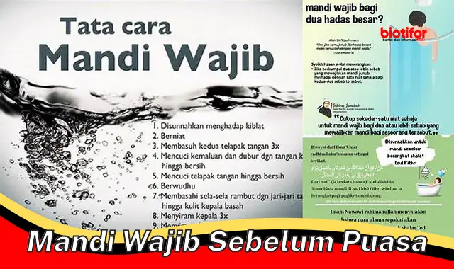 mandi wajib sebelum puasa mandi wajib sebelum puasa