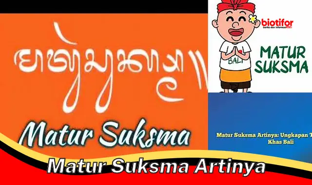 Pengertian Matur Suksma: Ungkapan Terima Kasih dalam Budaya Jawa