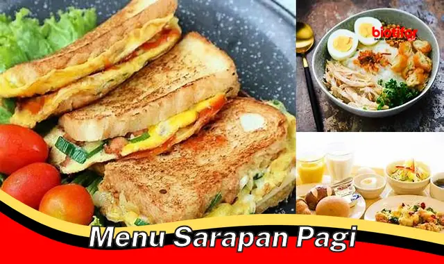 menu sarapan pagi menu sarapan pagi