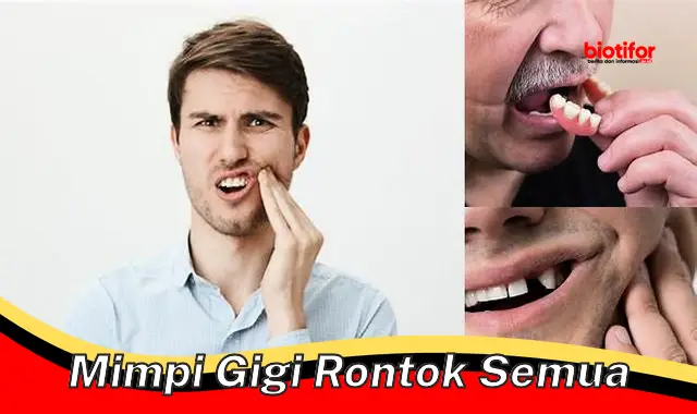 Arti Mimpi Gigi Rontok Semua: Segala Penyebab dan Cara Mengatasinya