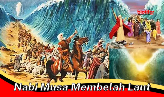 Mukjizat Nabi Musa Membelah Laut yang Mengagumkan