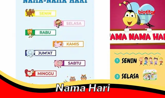 nama hari nama hari