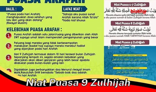 niat puasa 9 zulhijah niat puasa 9 zulhijah