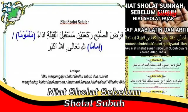 Niat Sholat Subuh Penting, Wajib Diucapkan!