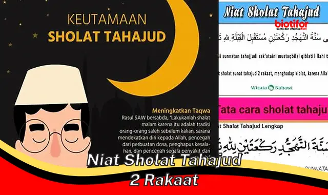 Panduan Niat Sholat Tahajud 2 Rakaat untuk Keutamaan Berlimpah