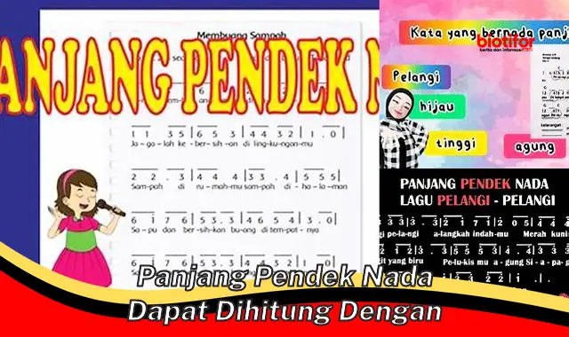 Rahasia Menghitung Panjang Pendek Nada dengan Mudah