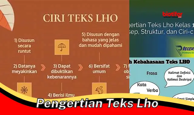pengertian teks lho pengertian teks lho