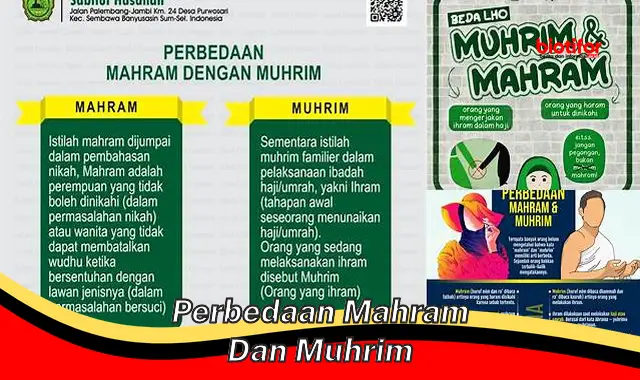 perbedaan mahram dan muhrim perbedaan mahram dan muhrim
