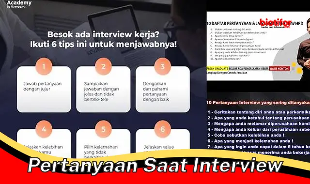 Pertanyaan Interview Kerja yang Penting dan Sering Ditanyakan!