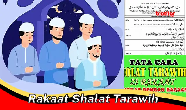 rakaat shalat tarawih rakaat shalat tarawih