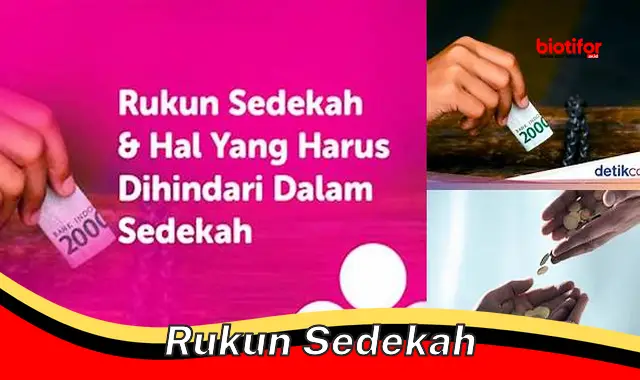 rukun sedekah rukun sedekah