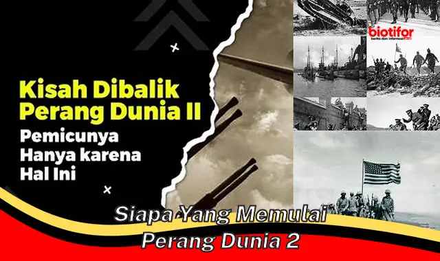 Penyebab Perang Dunia II: Siapa yang Memulai Perang Besar?