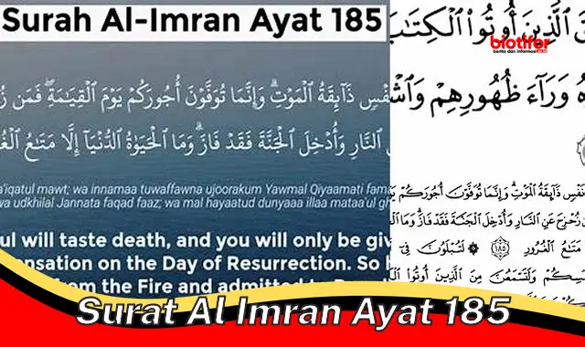surat al imran ayat 185 surat al imran ayat 185