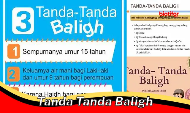 Tanda-tanda Baligh: Panduan Lengkap untuk Orang Tua dan Anak