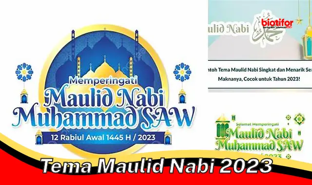 Maknai Tema Maulid Nabi 2023: Refleksi Nilai-Nilai Luhur Islam