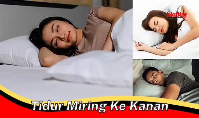 Manfaat Menakjubkan Tidur Miring ke Kanan untuk Kesehatan