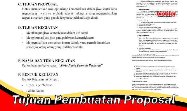 Panduan Lengkap: Tujuan Penting Pembuatan Proposal