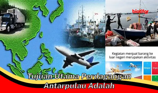 Pentingnya Perdagangan Antarpulau: Tujuan Utama dan Manfaatnya