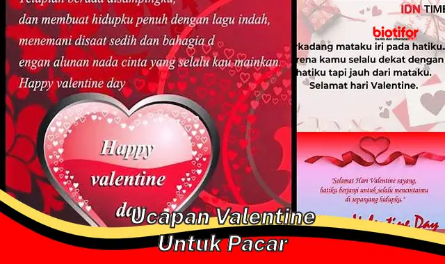Kata-Kata Valentine Romantis untuk Pacar Tercinta Anda