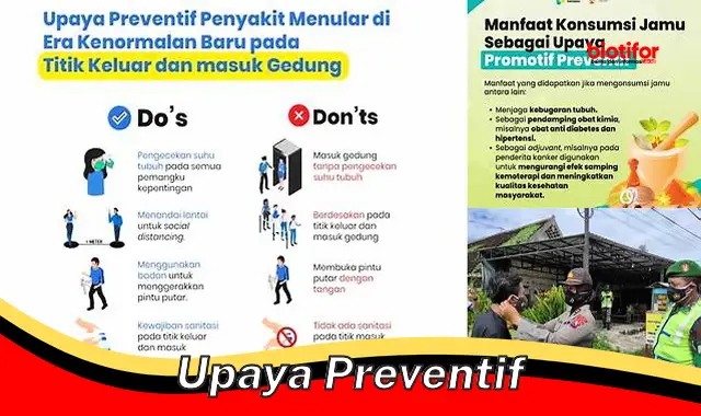 Panduan Upaya Preventif: Langkah Penting Menjaga Kesehatan