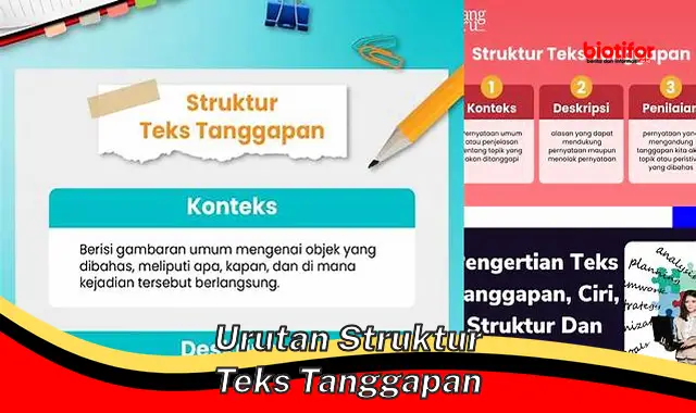 urutan struktur teks tanggapan urutan struktur teks tanggapan