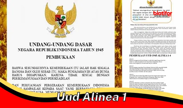 Dasar Hukum dan Filosofi Bangsa: UUD Alinea 1