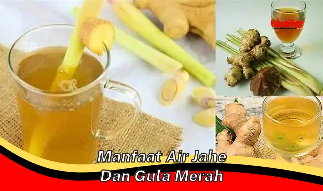 Temukan Khasiat Air Jahe dan Gula Merah yang Jarang Diketahui