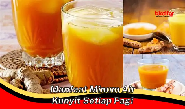 5 Manfaat Minum Air Kunyit Setiap Pagi Wajib Diketahui