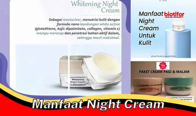 Temukan Manfaat Night Cream yang Jarang Diketahui untuk Kulit Impian Anda