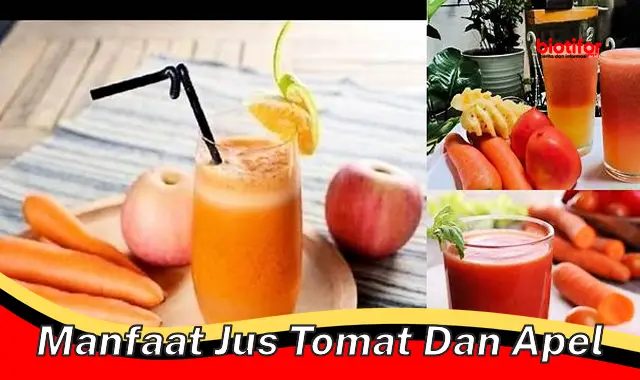 Temukan 5 Manfaat Jus Tomat dan Apel yang Jarang Diketahui