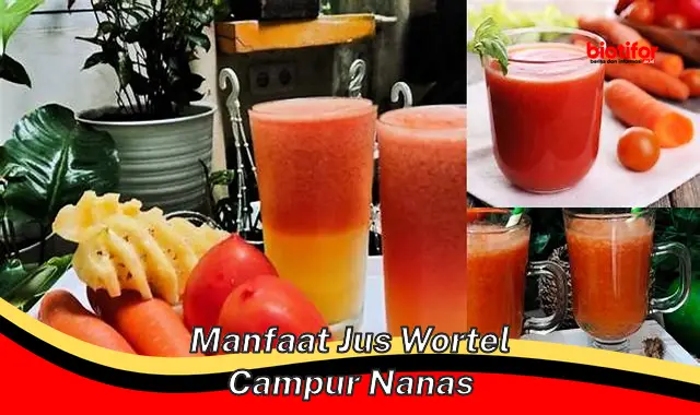 Temukan 5 Manfaat Jus Wortel Campur Nanas yang Jarang Diketahui