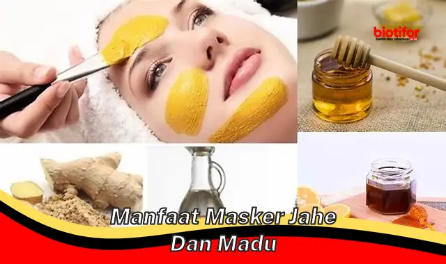 Temukan Manfaat Masker Jahe dan Madu yang Jarang Diketahui