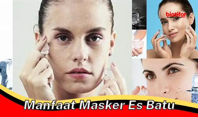 Temukan Khasiat Masker Es Batu yang Jarang Orang Tahu