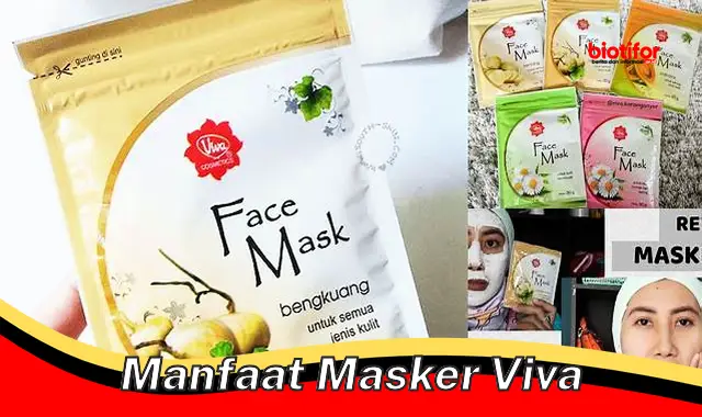 Temukan Manfaat Masker Viva yang Jarang Diketahui, Wajib Tahu!
