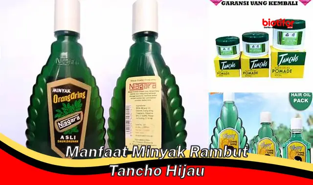 manfaat minyak rambut tancho hijau manfaat minyak rambut tancho hijau