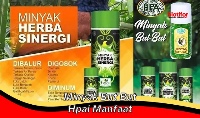 Temukan Rahasia Manfaat Minyak But-But HPAI yang Jarang Diketahui