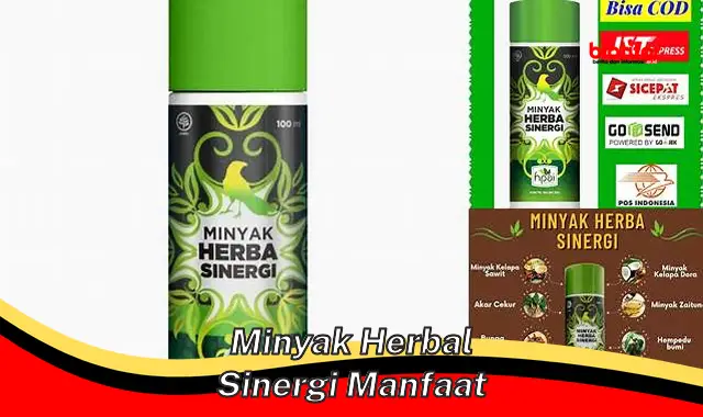 Temukan 5 Manfaat Minyak Herbal Sinergi yang Jarang Diketahui