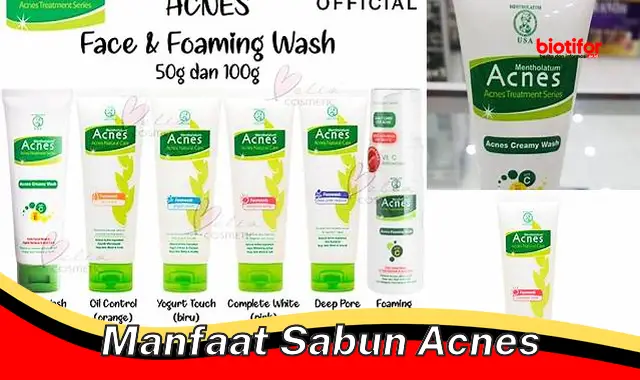 5 Manfaat Sabun Acnes Yang Jarang Diketahui, Wajib Tahu!