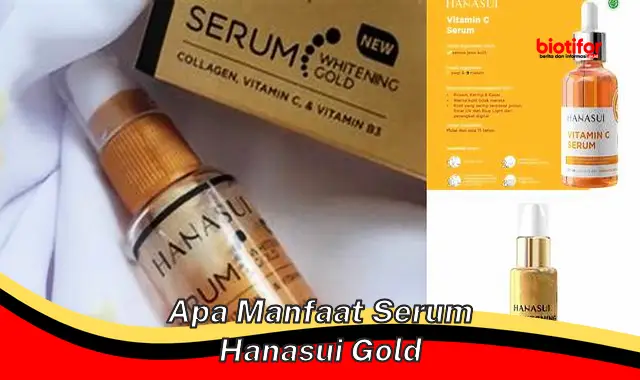 Temukan 5 Manfaat Serum Hanasui Gold yang Jarang Diketahui