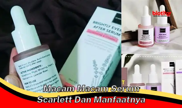 Temukan Manfaat Rahasia Serum Scarlett untuk Kulit Sempurna Anda