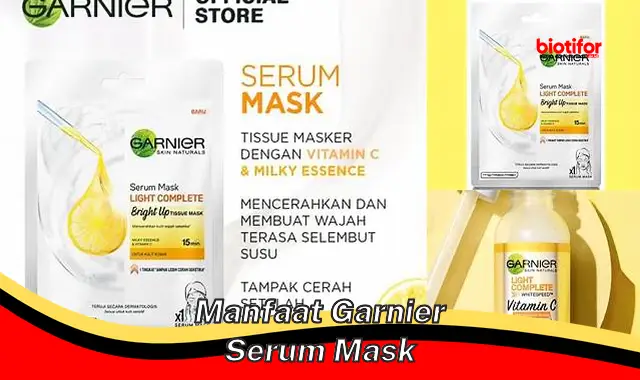 Temukan Manfaat Masker Serum Garnier yang Jarang Diketahui