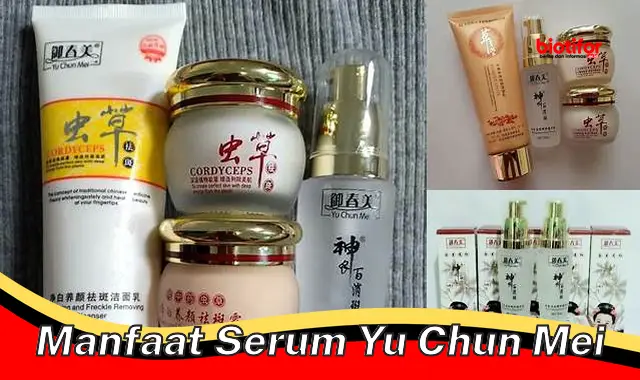 Temukan Manfaat Serum Yu Chun Mei yang Jarang Diketahui