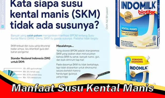 Temukan Manfaat Susu Kental Manis yang Jarang Diketahui