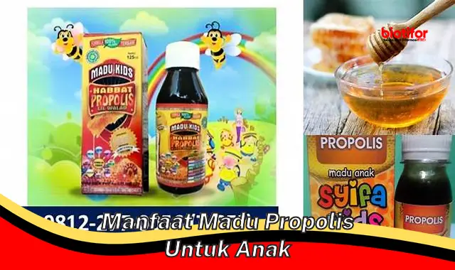 Temukan Khasiatnya Madu Propolis Untuk Anak, Temuan Langka yang Perlu Anda Ketahui