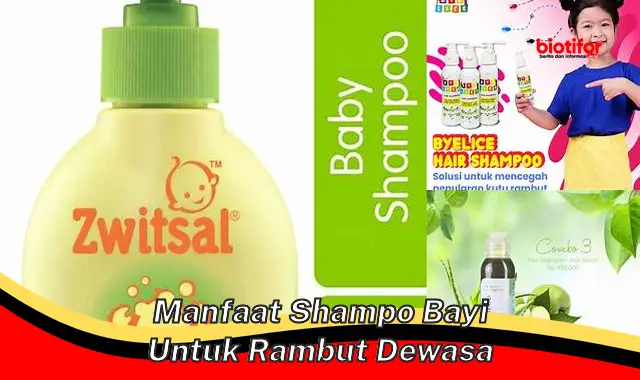 Temukan Manfaat Sampo Bayi yang Jarang Diketahui untuk Rambut Dewasa